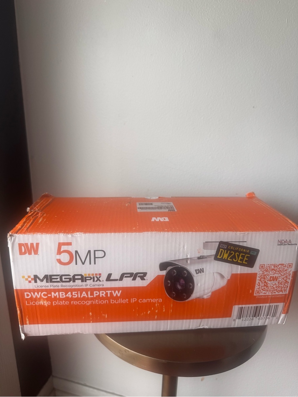 5MP Megapix LPR C-MB451ALPRTW License Plate Recognition Bullet IP Camera - White